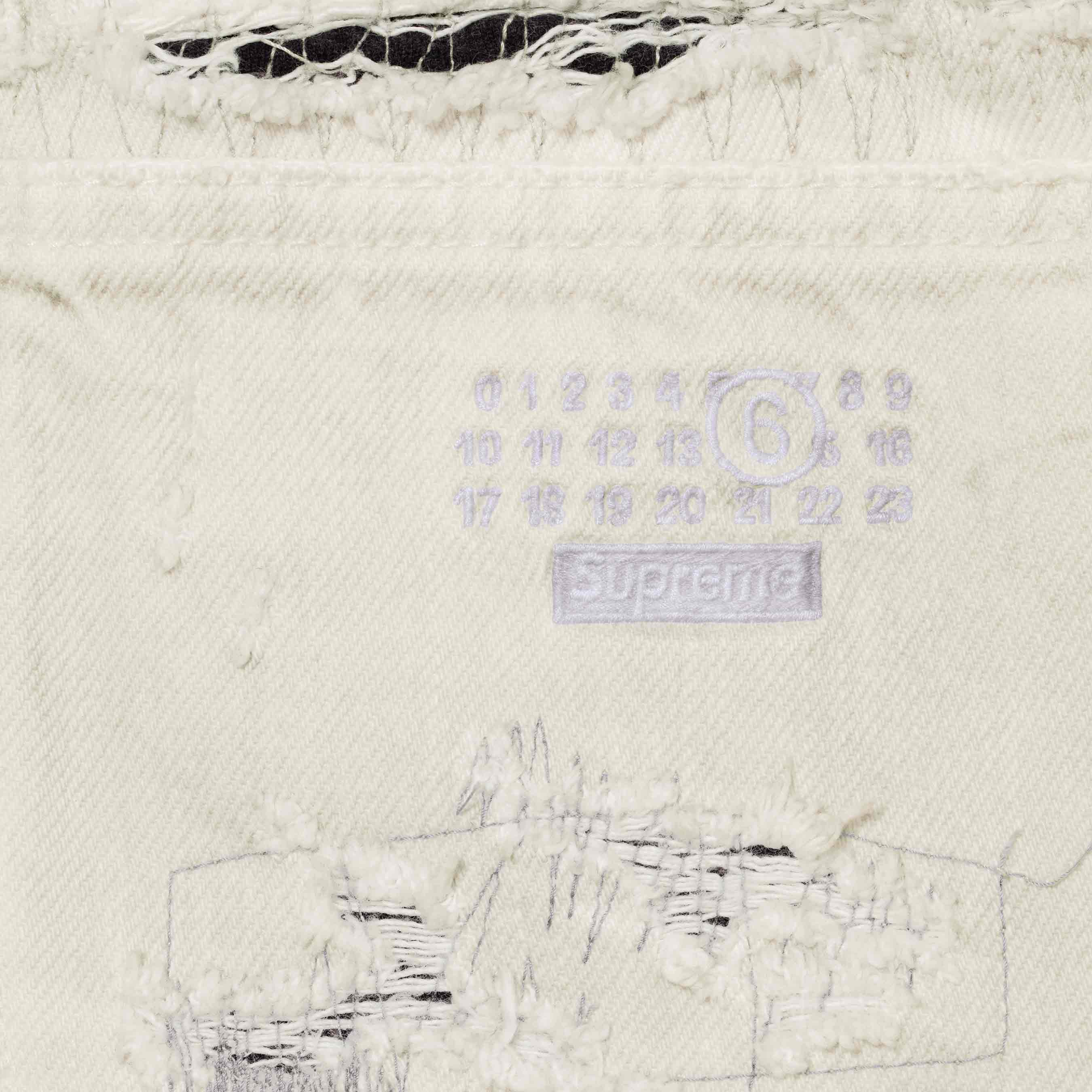 Supreme®/MM6 Maison Margiela Distressed Loose Fit Selvedge Jean view 10